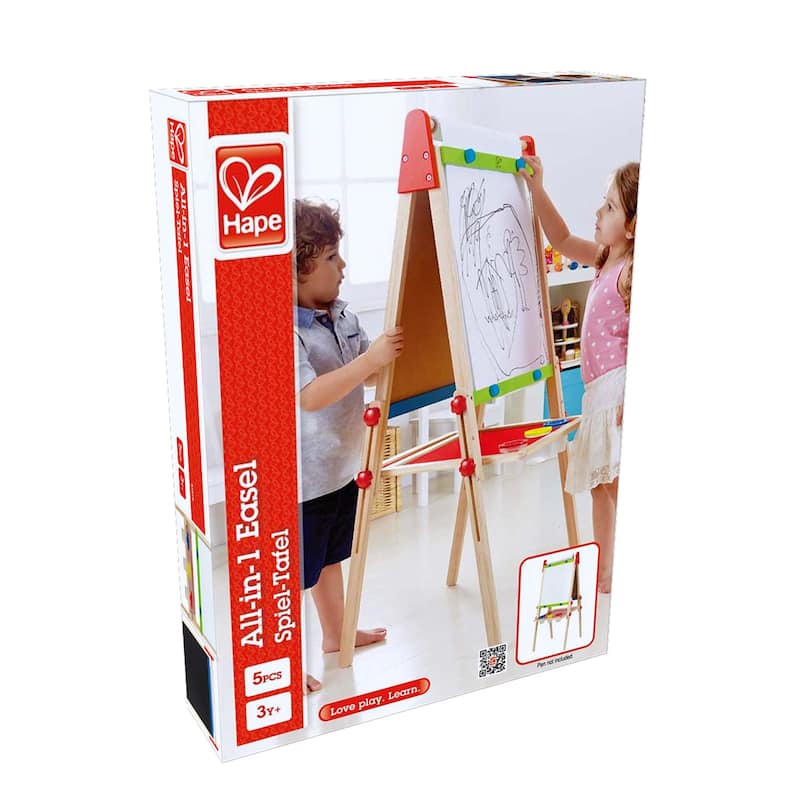 Hape All-in-One Kid's Wooden Double-Sided Easel
