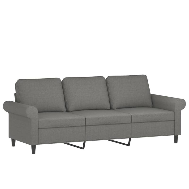 vidaXL Sectional Sofa Couch with Pillows and Cushions for Living Room Fabric