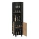 preview thumbnail 3 of 3, Leah Modern 10-cubby Wine Bar Cabinet - N/A