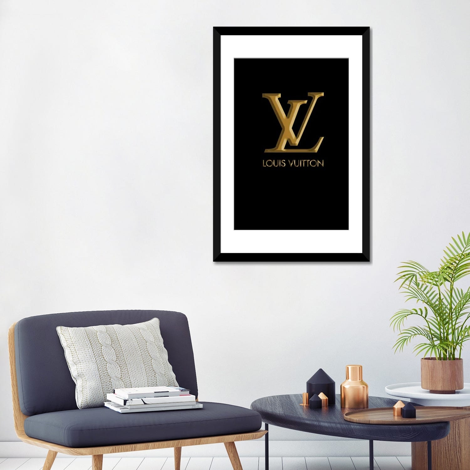 Framed Poster Prints - Louis Vuitton by Paul Rommer ( Fashion > Fashion Brands > Louis Vuitton art) - 32x24x1