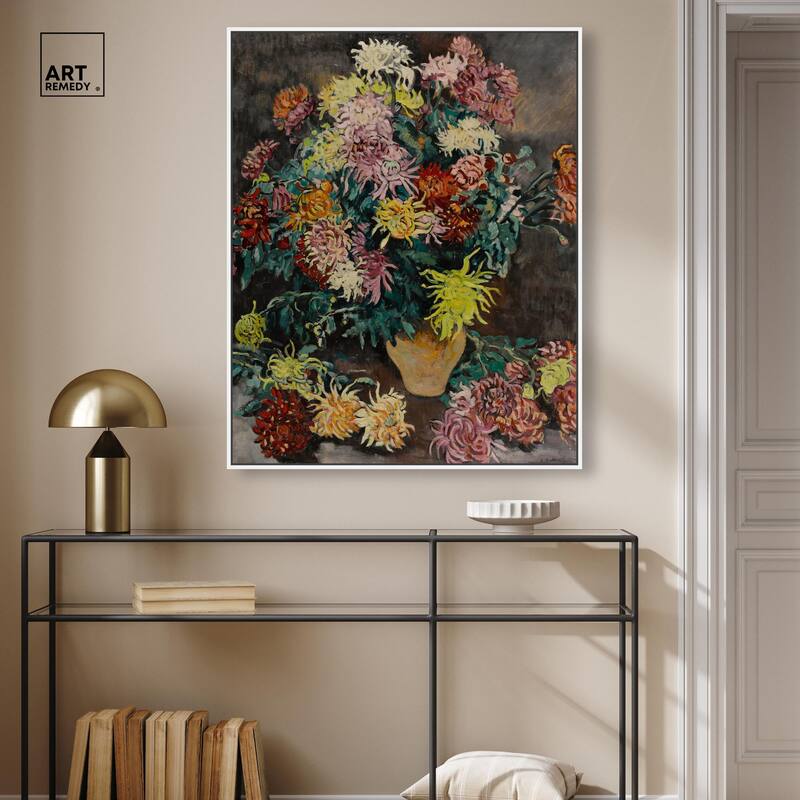 Louis Valtat Dahlias Canvas by Art Remedy