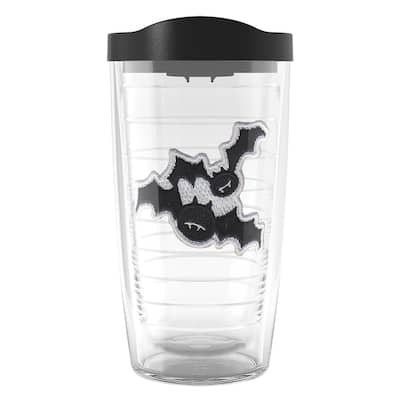 Tervis Halloween Screams and Dreams Made in USA Double Walled Insulated Travel Tumbler, Batty - 16oz