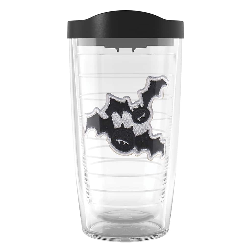 Tervis Halloween Screams and Dreams Made in USA Double Walled Insulated Travel Tumbler, Batty - 16oz