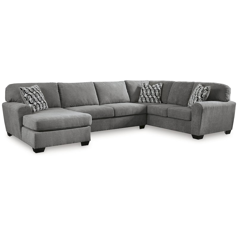 Signature Design by Ashley Birkdale Court Gray 3-Piece Sectional with Chaise