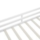 preview thumbnail 9 of 7, Twin Size Low Loft Bed with Two Movable Shelves, Decorative Chalkboard Guardrail, and Integrated Ladder, White