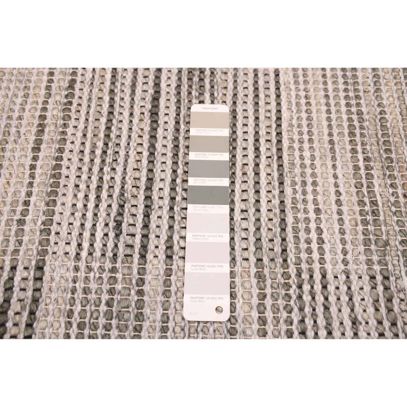 ECARPETGALLERY Braid weave Sienna Grey Rug - 5'3 x 7'6