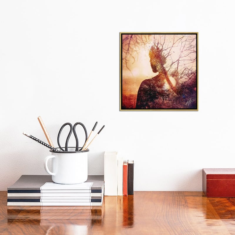iCanvas "Maps" by Mario Sanchez Nevado Framed Canvas Print
