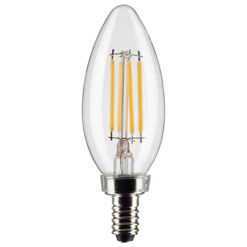 4 Watt B11 LED - Clear - Candelabra base - 90 CRI - 4000K - 120 Volt