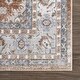 preview thumbnail 6 of 14, Hauteloom Ezio Hallway, Kitchen Machine Washable Runner Rug - Rust, Mustard, Off White - 2'7" x 7'3"