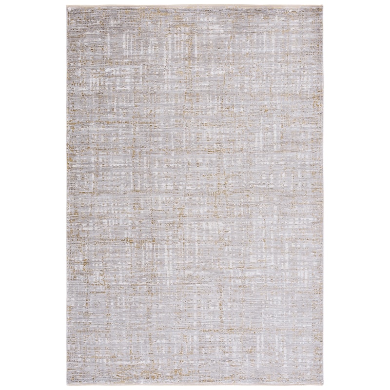 SAFAVIEH Garnet Opal Modern Contemporary Rug - 5'3" x 7'6" - Gold/Grey