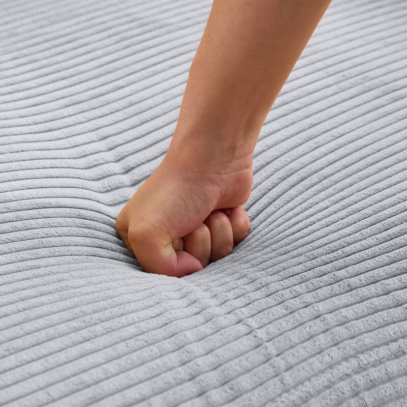 Corduroy Widened Single Sofa Chair, A Extra Lumbar Pillow
