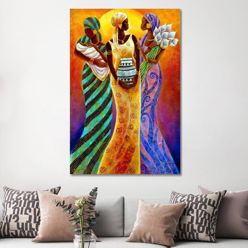 iCanvas "Sisters of The Sun" by Keith Mallett Canvas Print