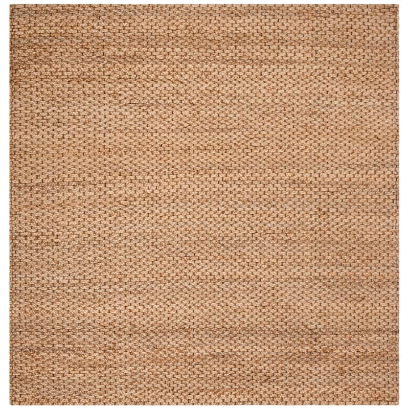 SAFAVIEH Handmade Natural Fiber Mateja Jute Rug - 6' Square - Natural - Square