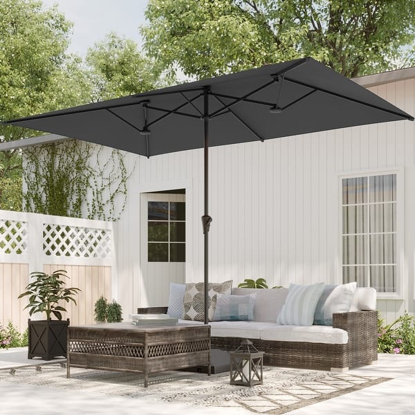 cast iron patio umbrella base Gardenised Decorative Cast Iron Patio Umbrella Base, 24 lbs Round