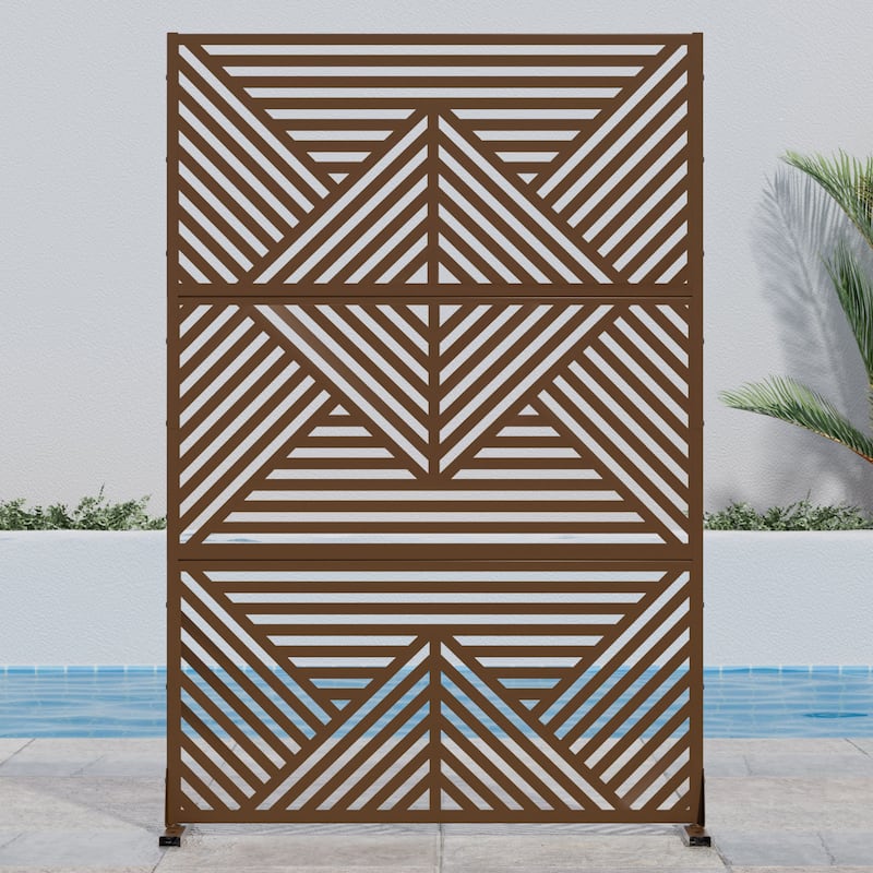 Zodiac Metal Privacy Screen Panel - 72*47