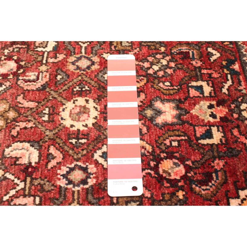 ECARPETGALLERY Hand-knotted Andelz Red Wool Rug - 3'7 x 5'3