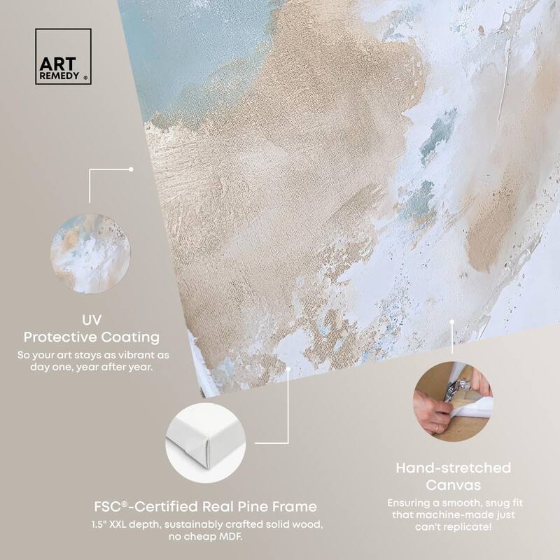 Sandy Mirage Canvas by Art Remedy, Gallery Wrapped