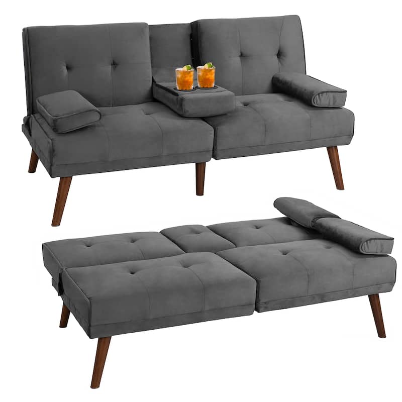 Futzca Futon Couch Sofa Bed, Small Sleeper Sofa Chair Loveseat