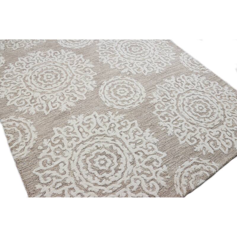 Bashian Nodal Biscuit Transitional Area Rug