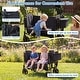 preview thumbnail 9 of 19, Babyjoy Foldable Wagon Stroller ,Baby Stroller with Removable - See Details