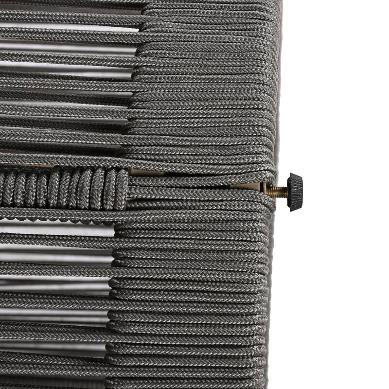 Outdoor Rattan rope & Acacia Wood Coffee Table