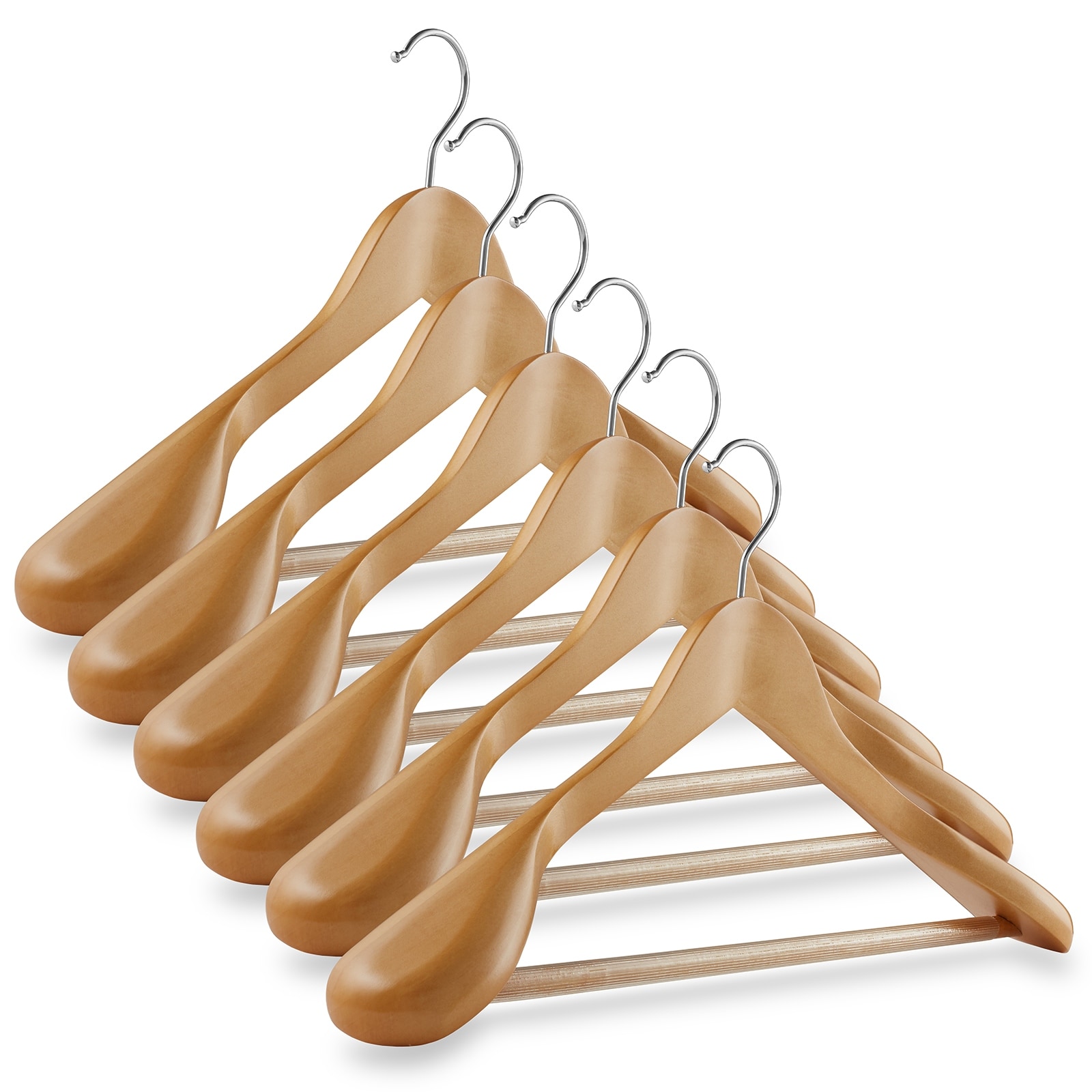 https://ak1.ostkcdn.com/images/products/is/images/direct/ca71bfb8f18419b42fb094174e3c46ba3f059584/6-Pack-Wide-Shoulder-Wooden-Suit-Hangers-by-Casafield.jpg