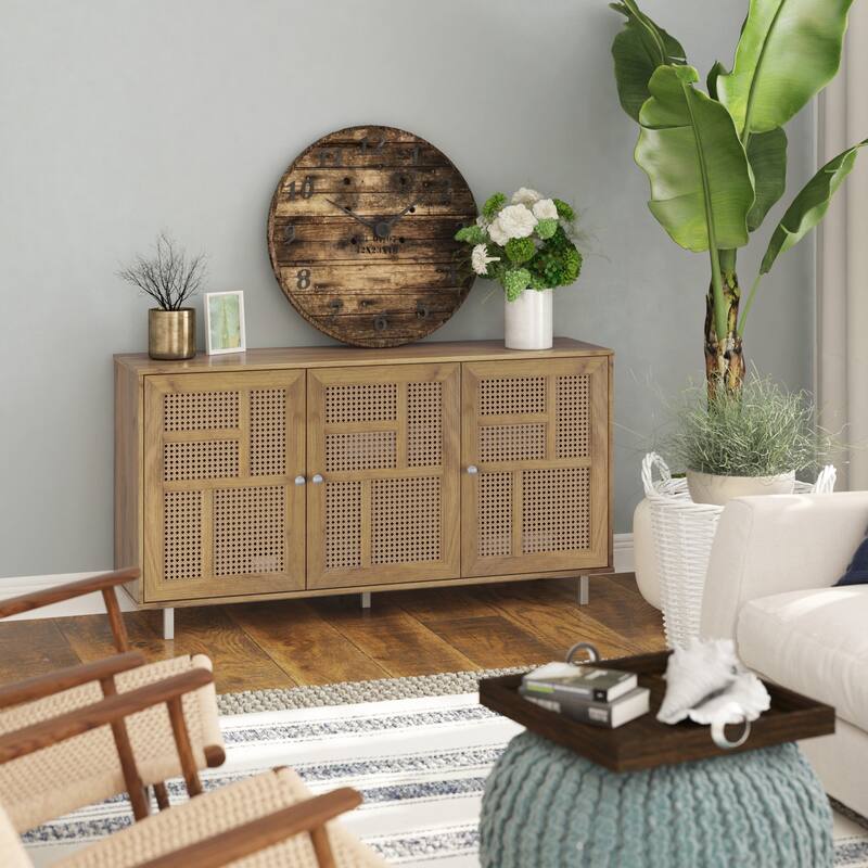 Sideboard with Cane Details