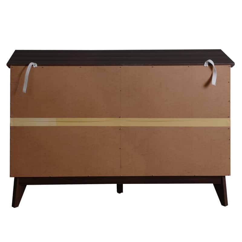 6-Drawer Double Dresser with Wide Drawers,Wood Storage Chest