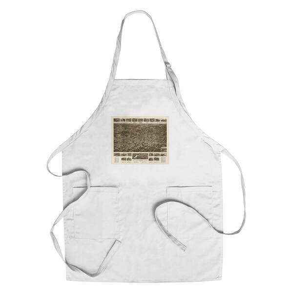 Hammonton, New Jersey Panoramic Map (Cotton/Polyester Chef's Apron