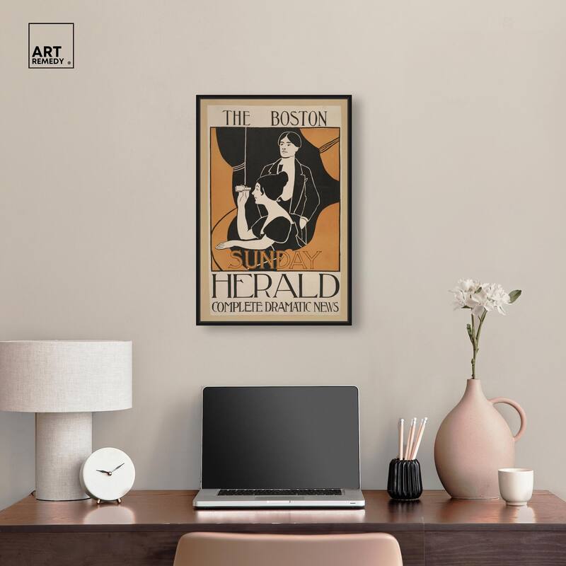 Sunday Herald 1893 Canvas by Art Remedy