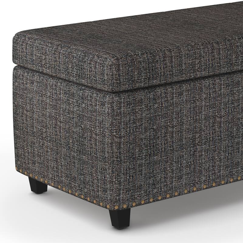 WYNDENHALL Stanford Upholstered Storage Ottoman