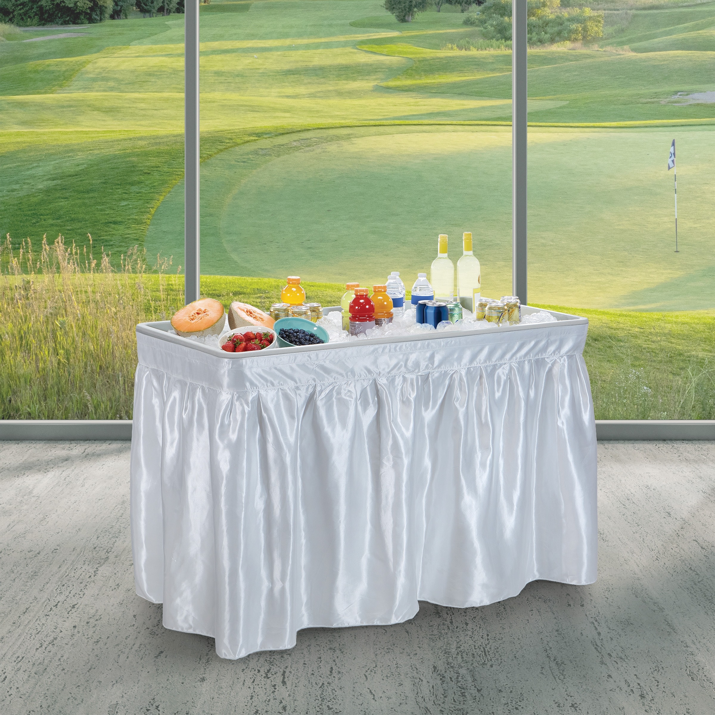 Folding Beverage Ice Cooler Table Bed Bath Beyond 39110114