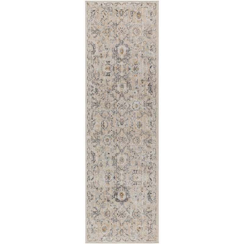 Nourison Oushak Home Indoor Persian Area Rug - 2' 3" x 7' 6" - Cream