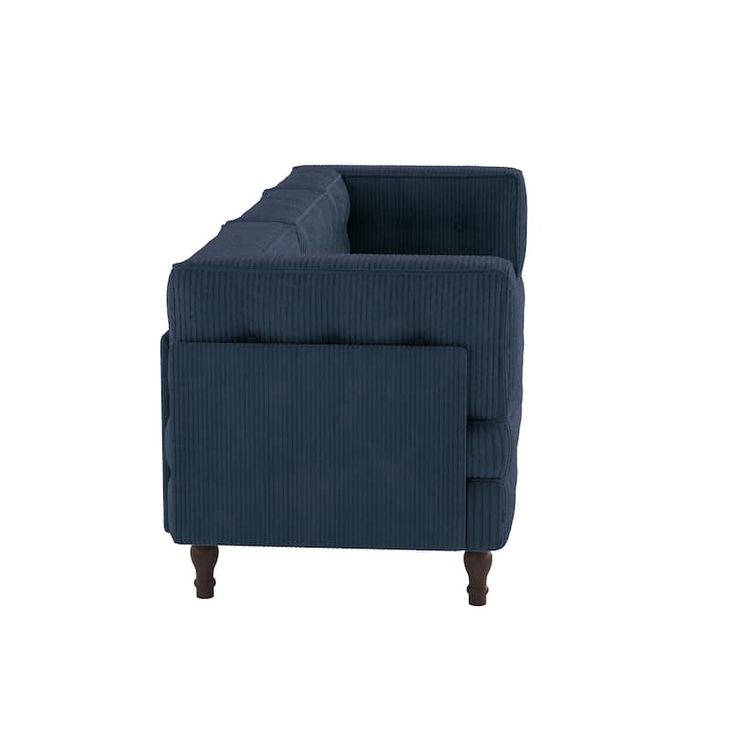 Oversized Sofa Corduroy Tufted Modular Sectional Set