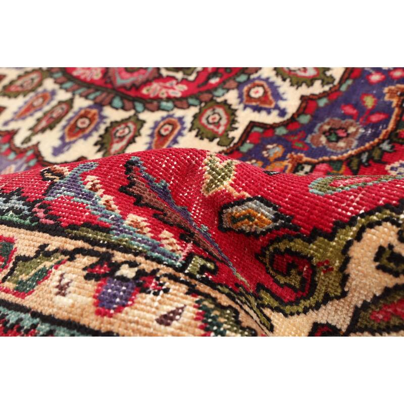 ECARPETGALLERY Hand-knotted Antalya Vintage Red Wool Rug - 6'6 x 9'6