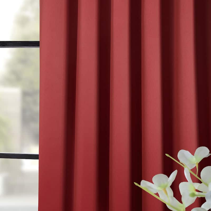 Exclusive Fabrics Room Darkening 108-inch Curtain Panel Pair