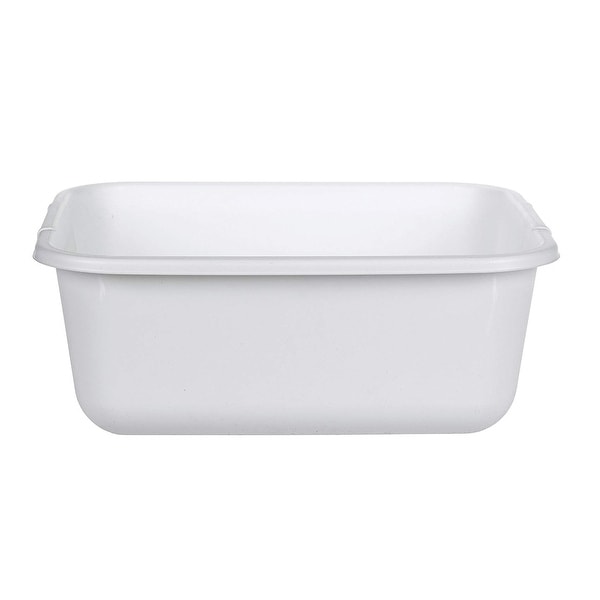 Rubbermaid 2951 AR WHT Rectangle Dish pan 11.4 Quart White On