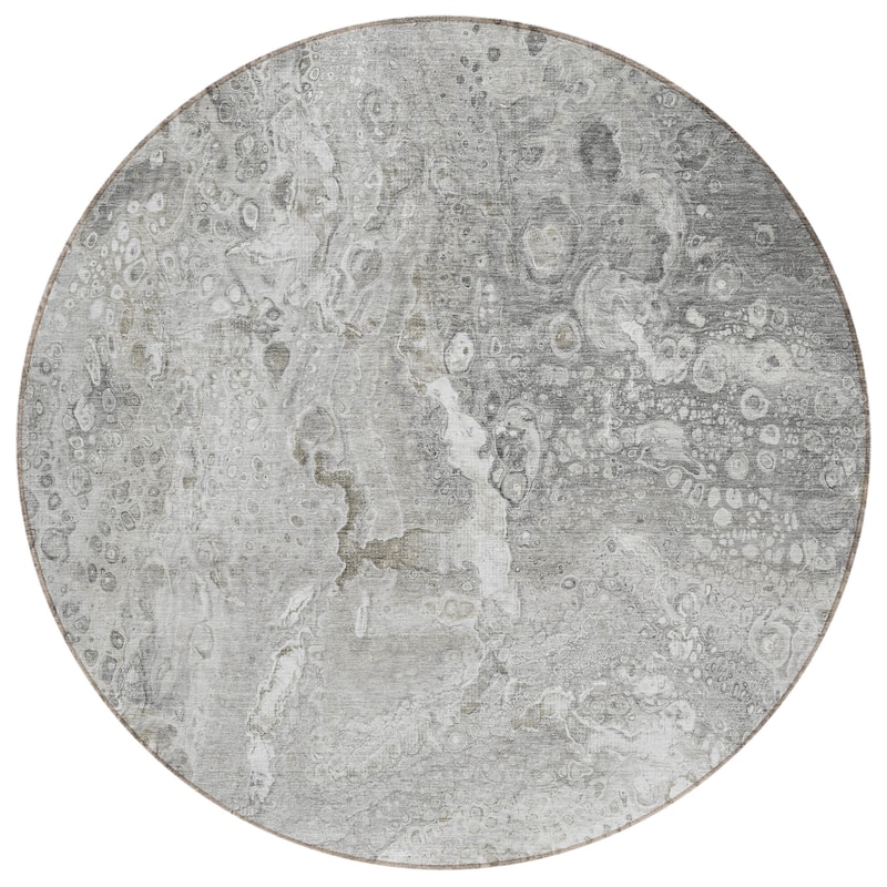 Machine Washable Indoor/ Outdoor Chantille Modern Abstract Rug