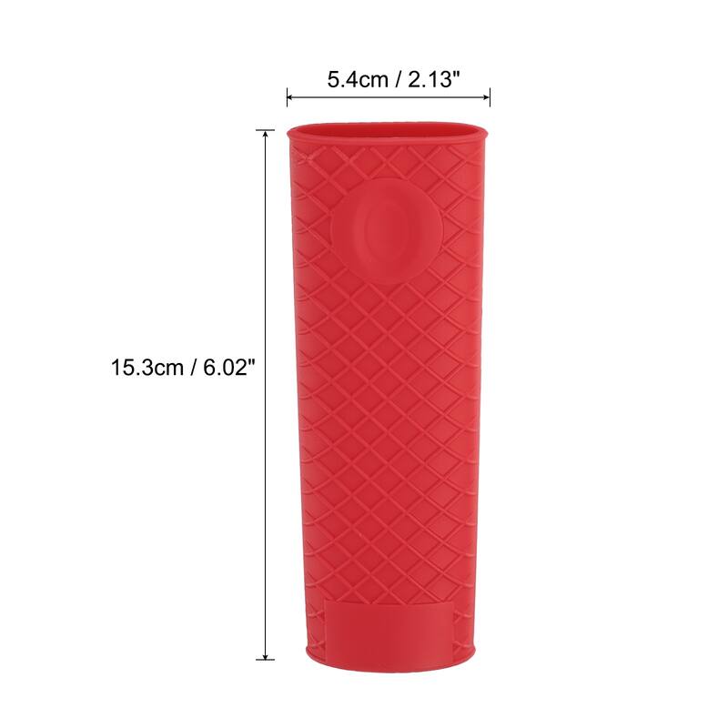 Silicone Hot Handle Holder, 4Pcs Pot Handle Sleeve Heat Resistant - Red