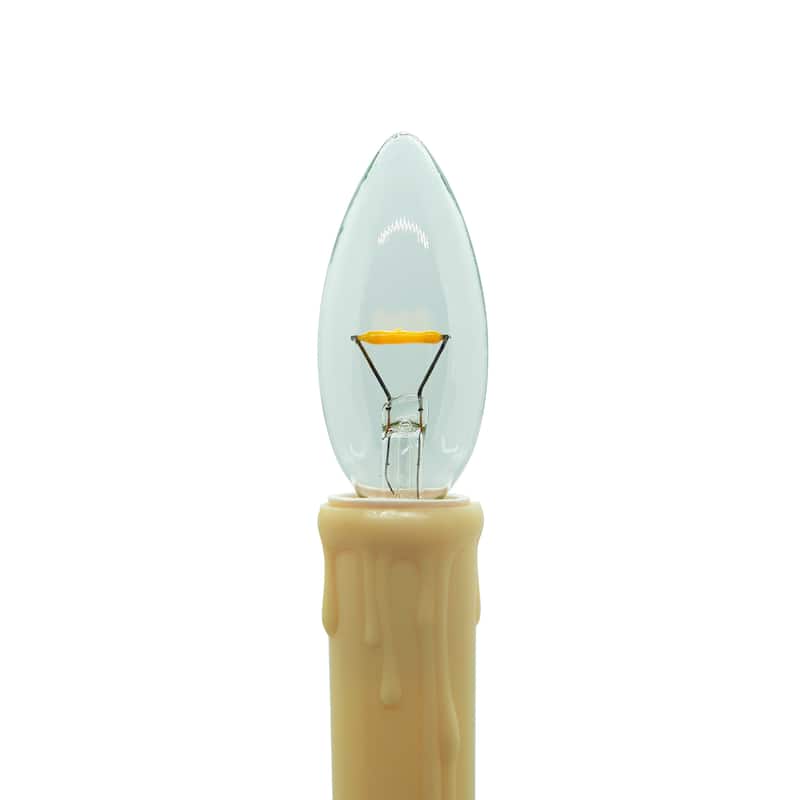 LED Plug In Window Candle Replacement Bulbs 6 Pack