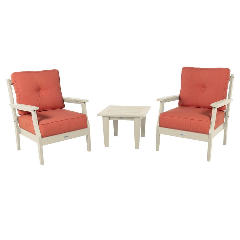 HIGHWOOD Lehigh 3-Piece Deep Seating Chair Set - Canvas Persimmon