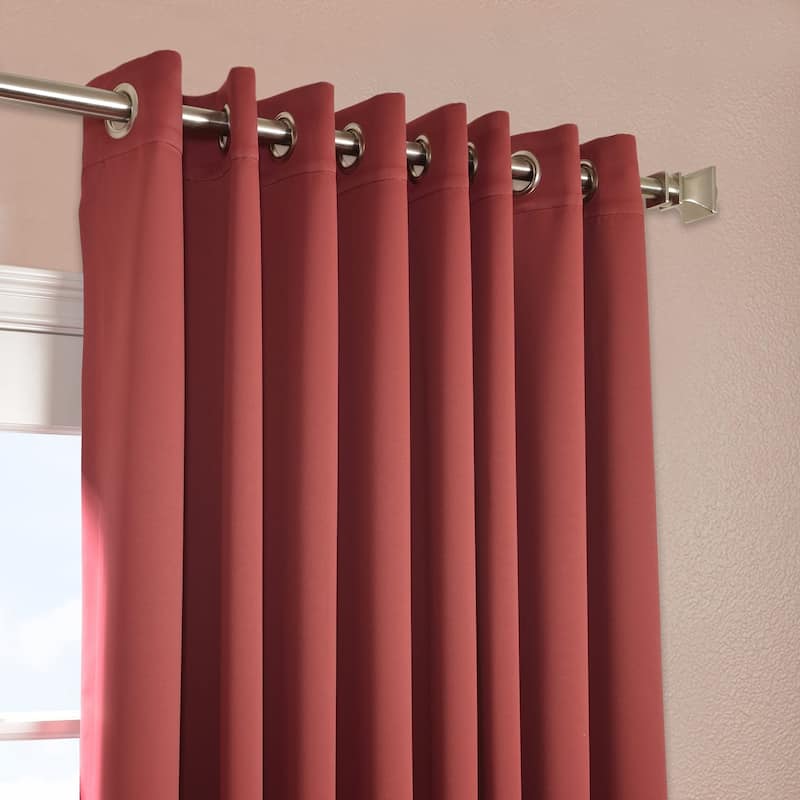 Exclusive Fabrics Extra Wide Room Darkening Grommet Curtain Panel - 100 x 108