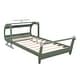 preview thumbnail 8 of 6, Twin Size Aircraft Shaped Wood Platform Bed with Shelves and Propeller - Vintage Style