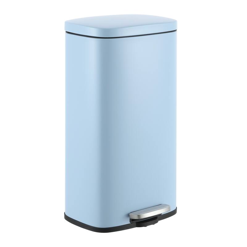 happimess Curtis 8-Gallon Step-Open Trash Can - Tide Pool Blue