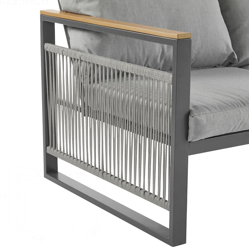 Outdoor Metal Patio Furniture Set for Relaxing and Entertaining