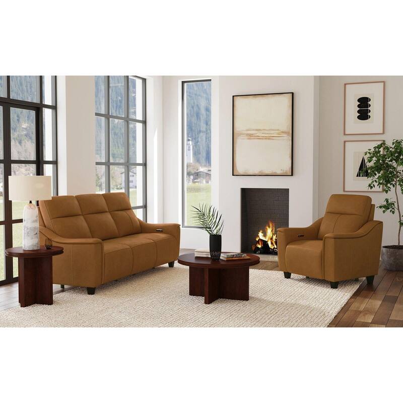 Sonesta Leather Power Recliner with Power Headrest by Flexsteel