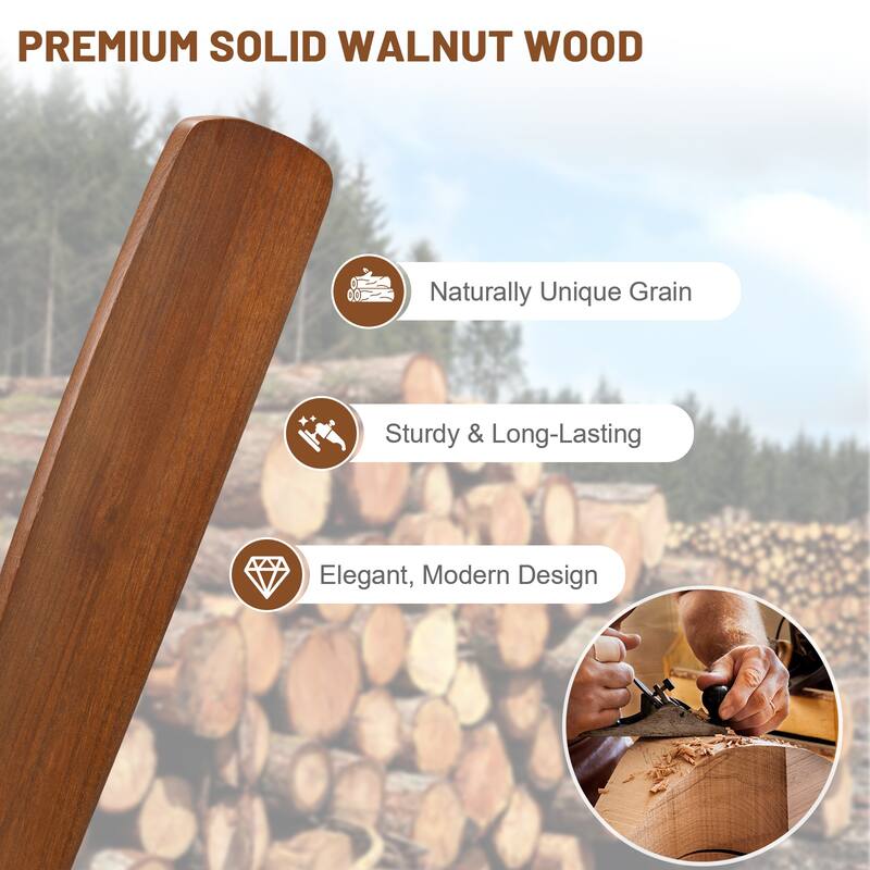 Sofucor 52 Inch Ceiling Fan without Light Solid Wood,with Remote,Smart Optional-Alexa/Google Assistant/APP/Remote Control