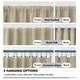 preview thumbnail 61 of 109, Deconovo Back Tab Blackout Curtains (2 Panel)