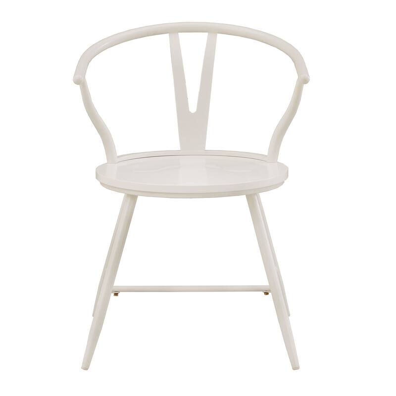 Truman Metal Side Chair with Wood Seat (Set of 2) by iNSPIRE Q Modern
