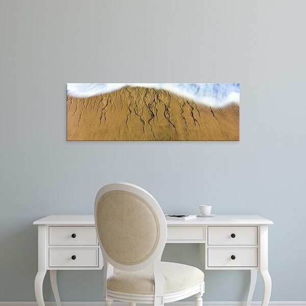Easy Art Prints Panoramic Image 'Intricate pattern, Cerritos Beach , Baja California Sur, Mexico' Canvas Art